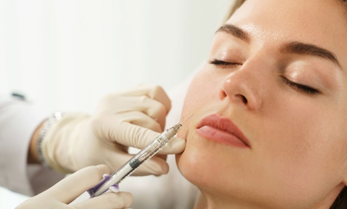 Patient receiving dermal fillers at Scottsdale Med Spa in 2025.
